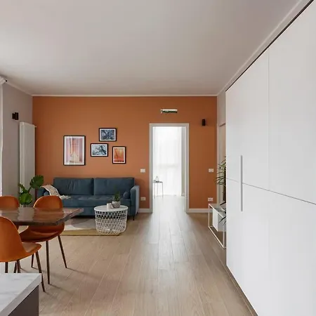 Blue & Orange House Lovely Modern